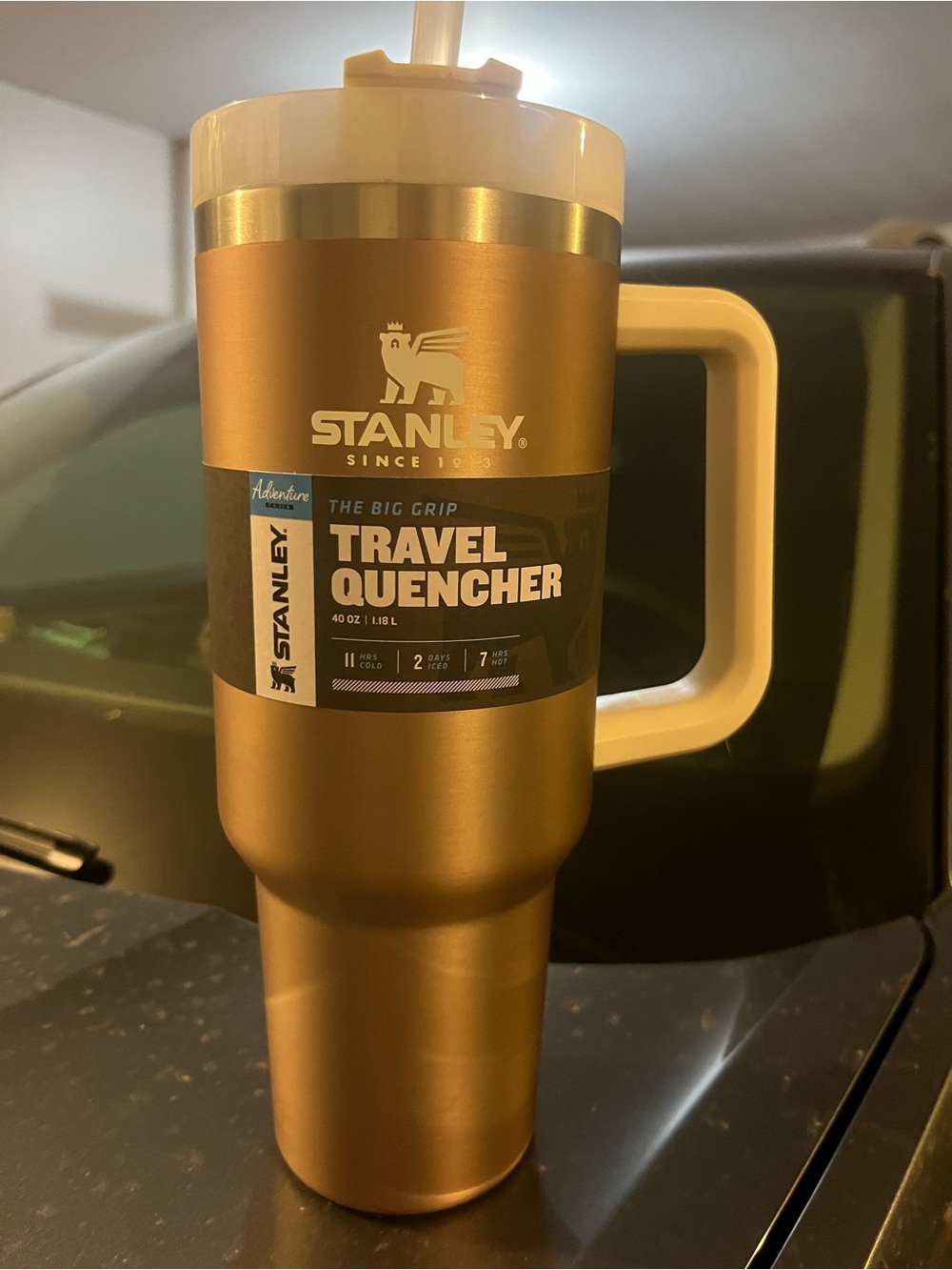 Stanley Travel Quencher Tumbler Rose Gold